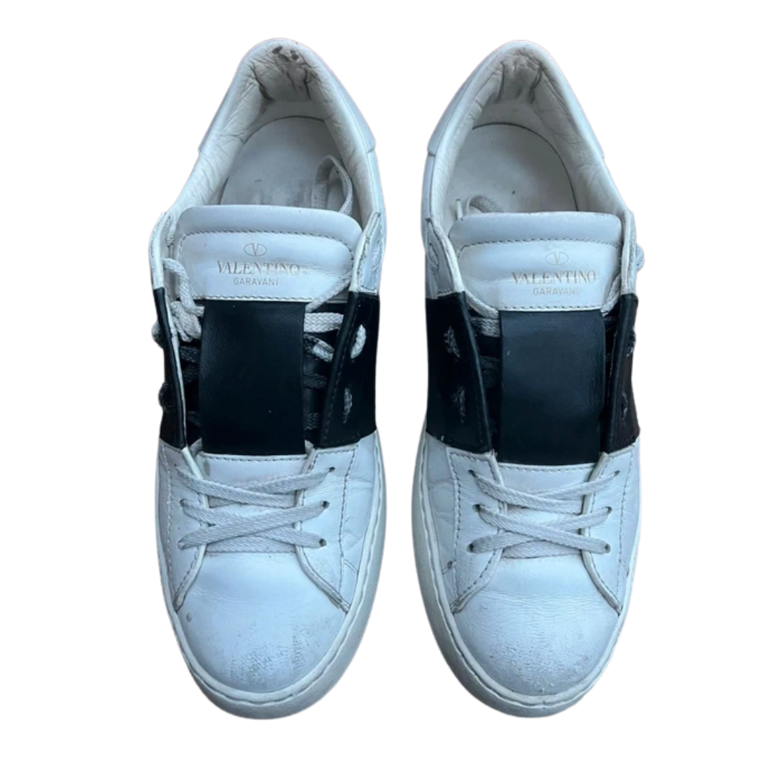 Valentino Garavani Open Sneakers (White Gold) (Women's)