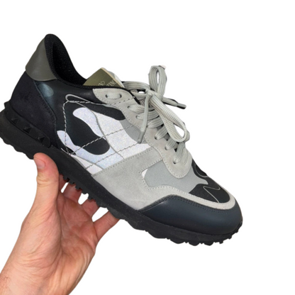 Valentino Garavani Rockrunner Sneakers (Black)