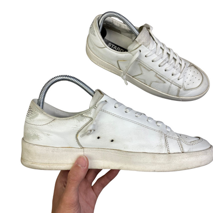 Golden Goose Stardan Sneakers (White) (Womens)
