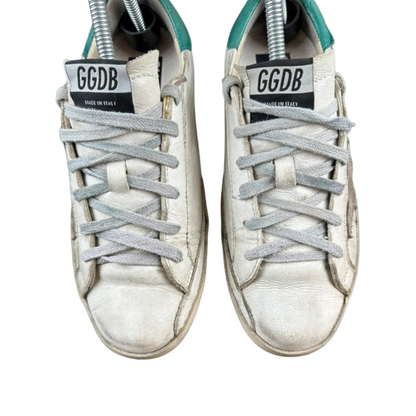 Golden Goose Superstar Sneakers (White Mint) (Women's)
