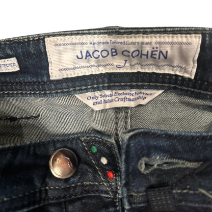 Jacob Cohën 622 Distressed Slim fit Jeans (Navy)