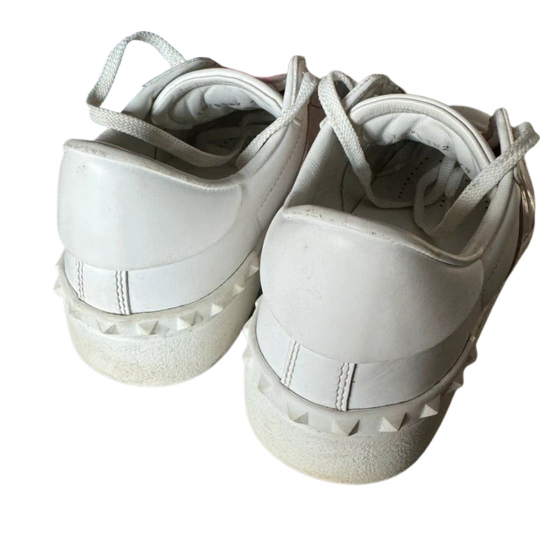 Valentino Garavani Open Sneakers (White Gold) (Women's)