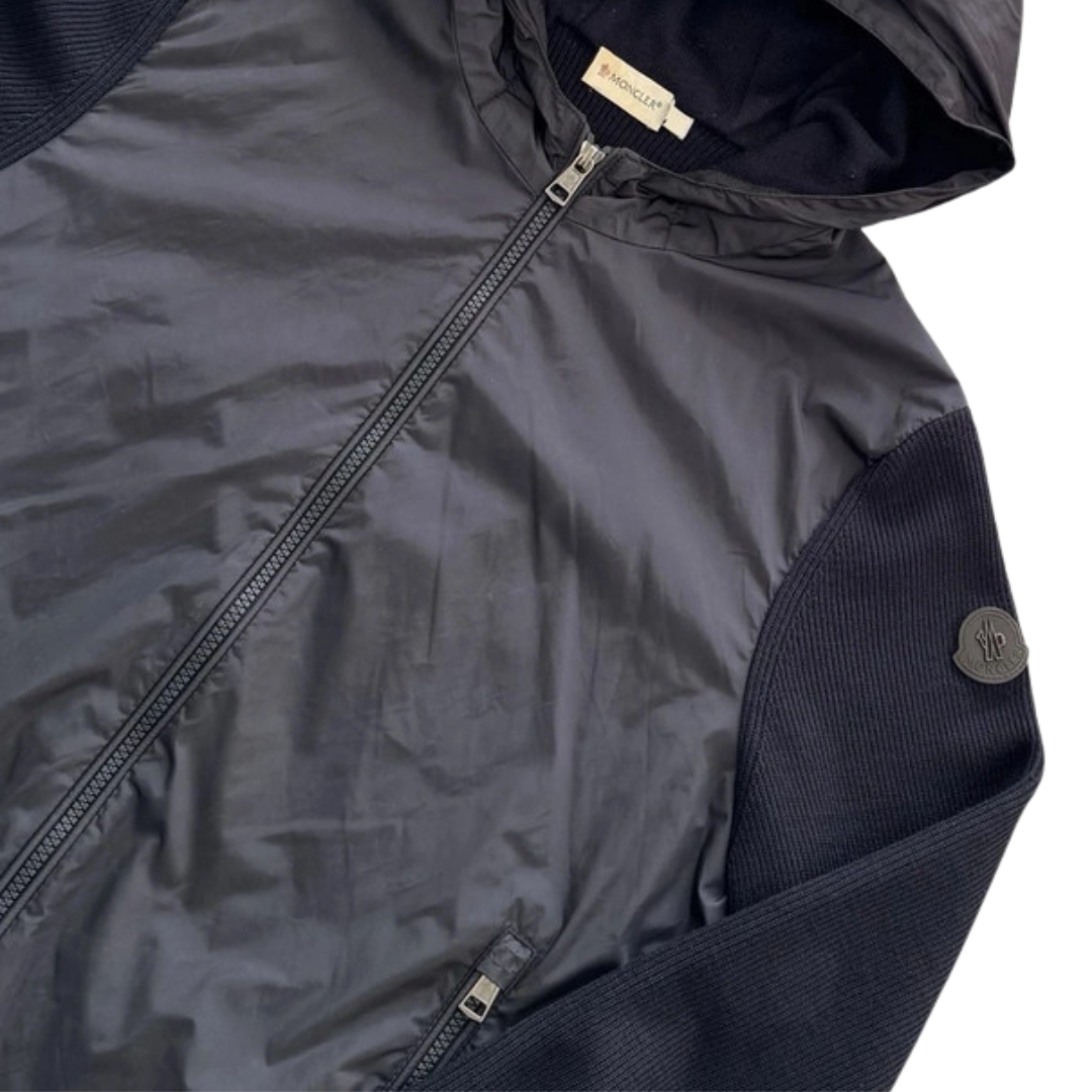 Moncler Maglione Tricot Cardigan Jacket (Black)