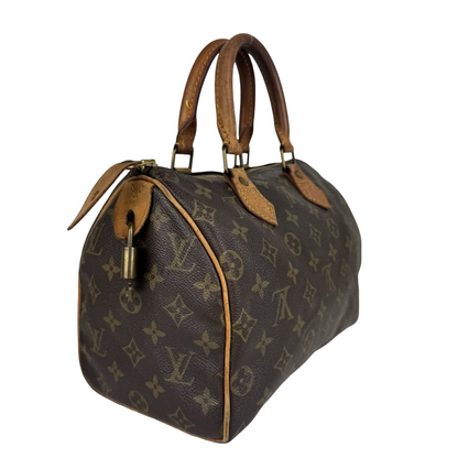 Louis Vuitton Speedy 25 Monogram Handbag (Brown) (Vintage)