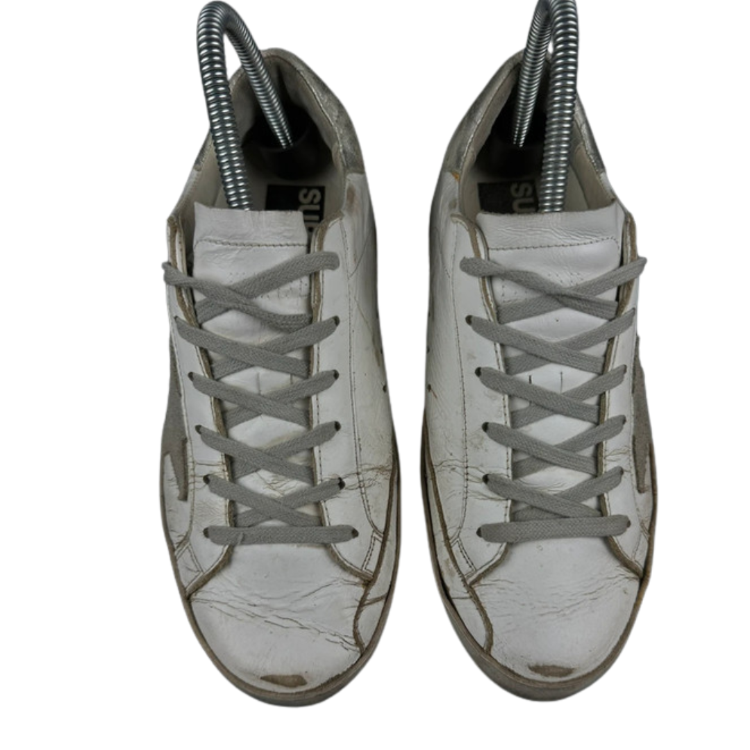 Golden Goose Superstar Sneakers (White) (Women's)