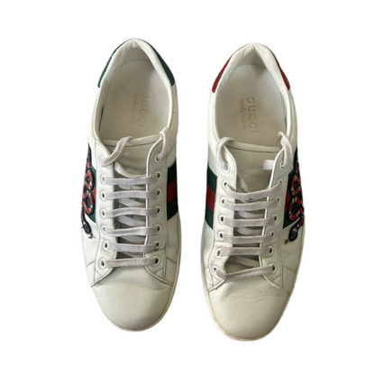 Gucci Ace Sneakers (White)