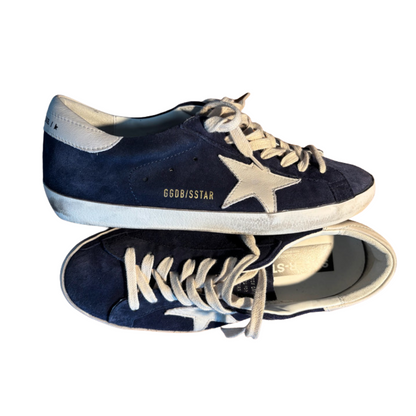 Golden Goose Superstar Sneakers (Navy)