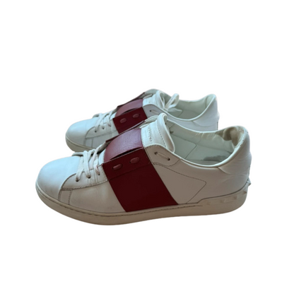 Valentino Garavani Open Sneakers (White Red)