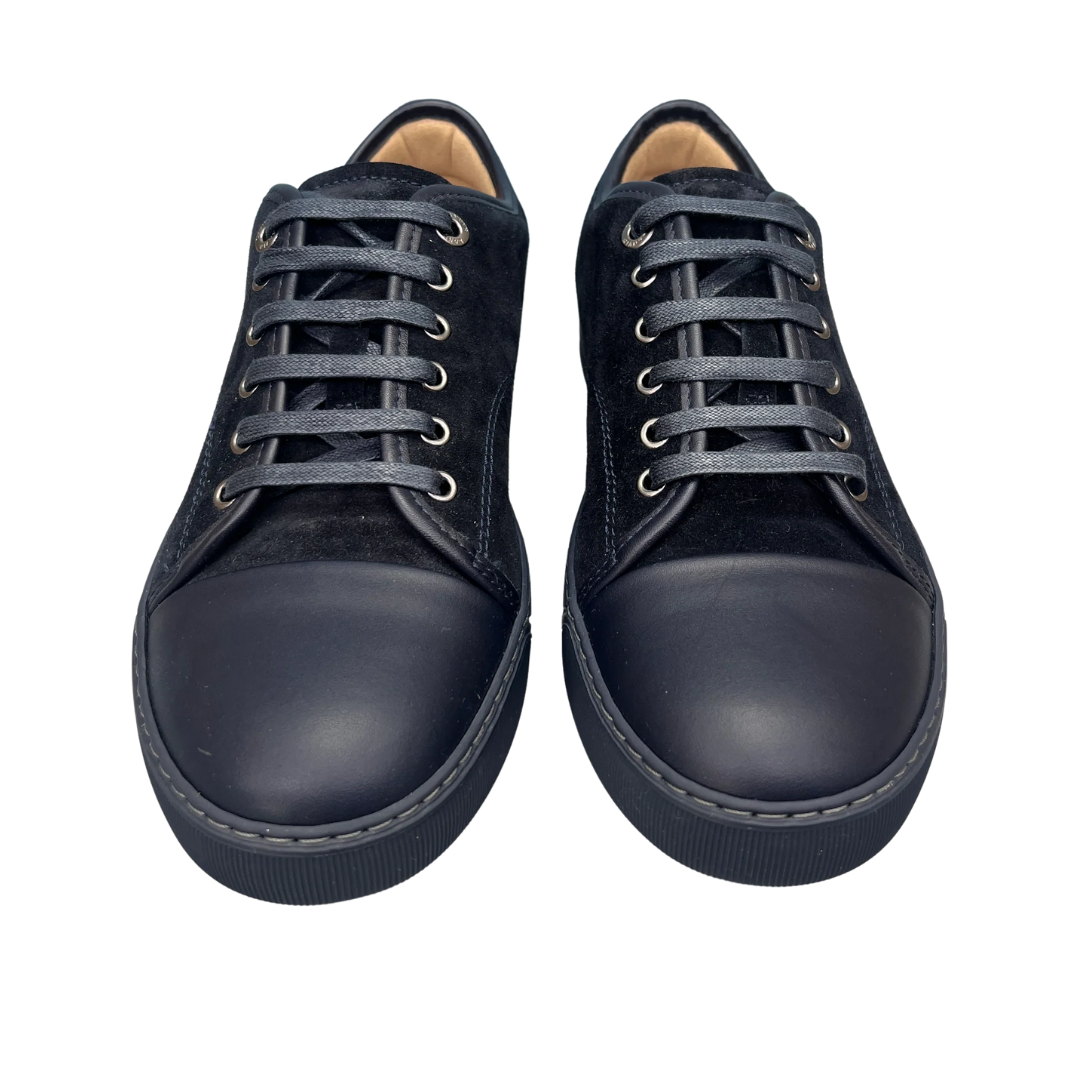 Lanvin Cap Toe Sneakers (Navy)