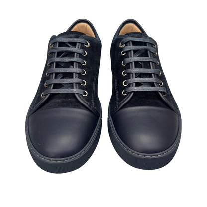 Lanvin Cap Toe Sneakers (Navy)