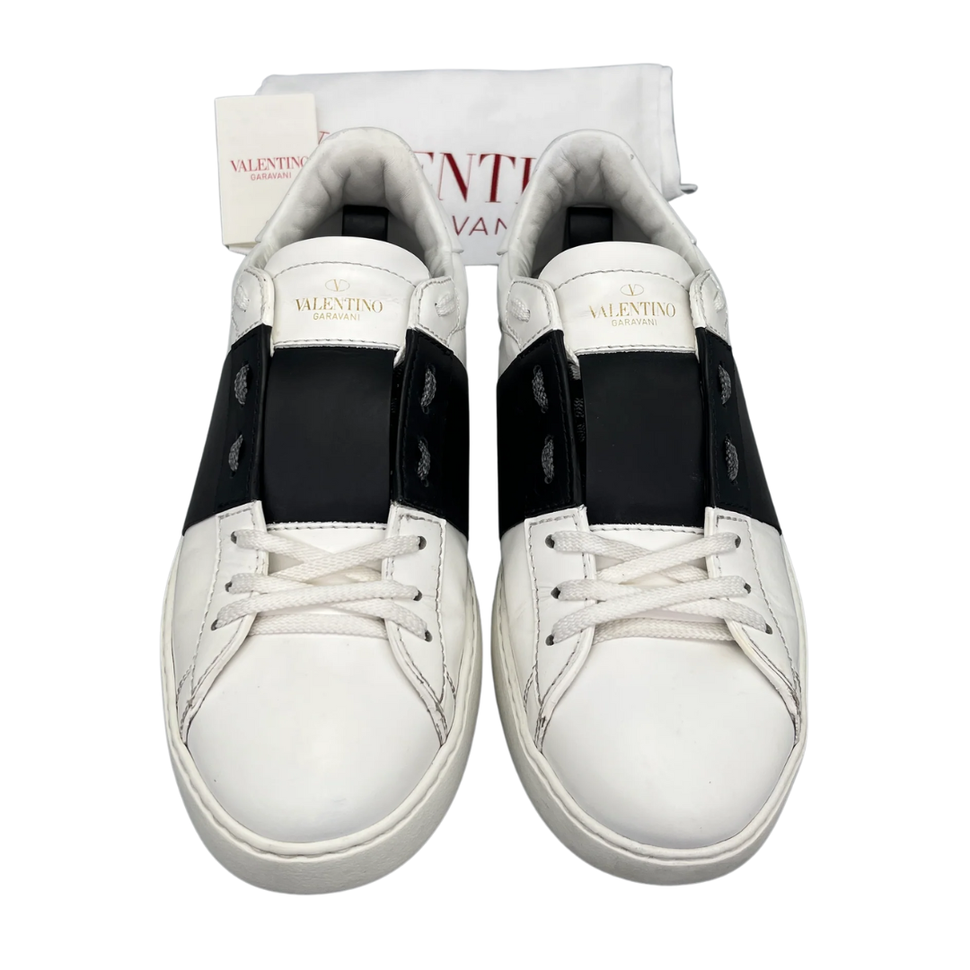 Valentino Garavani Open Sneakers (White Black)
