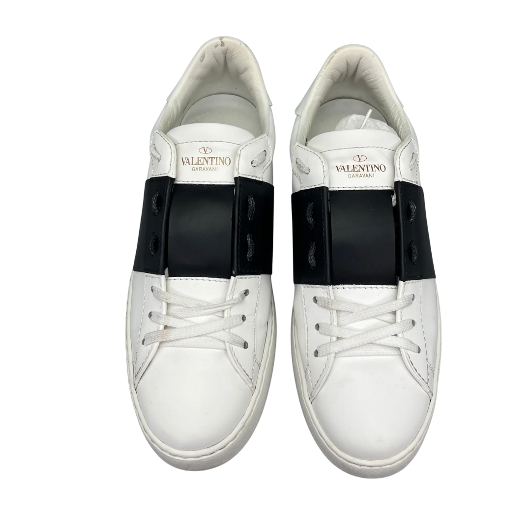 Valentino Garavani Open Sneakers (White Black)