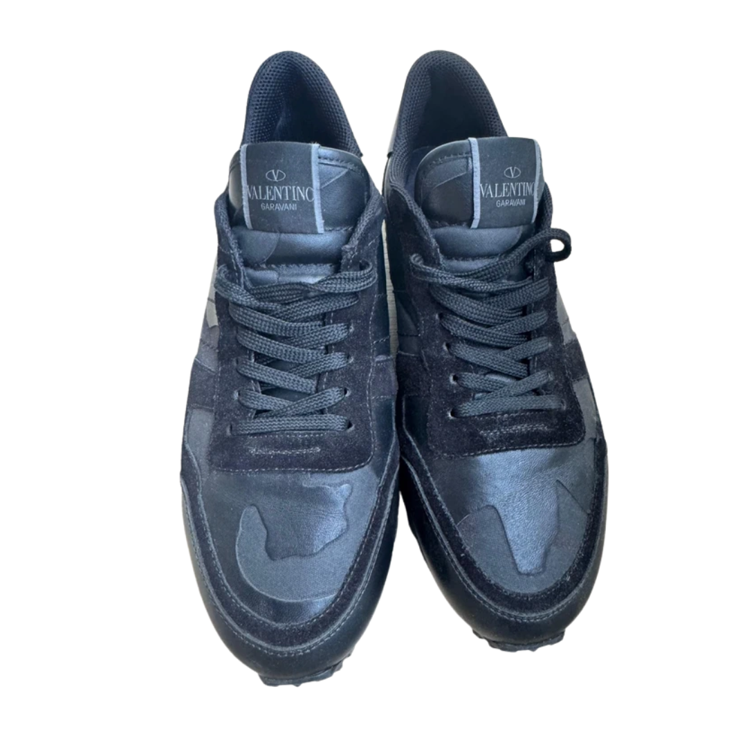 Valentino Garavani Rockrunner Sneakers (Black)