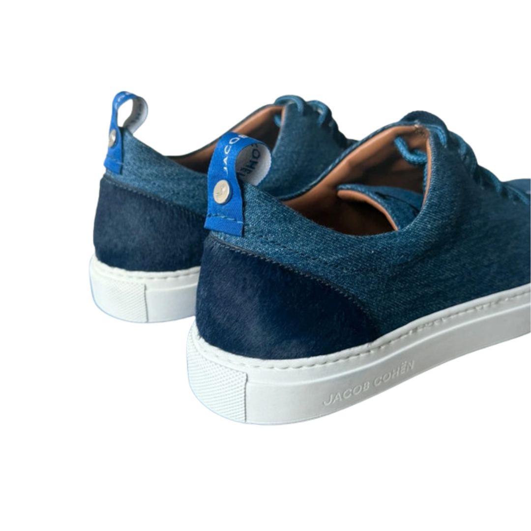 Jacob Cohën Denim Sneakers (Navy) (New)
