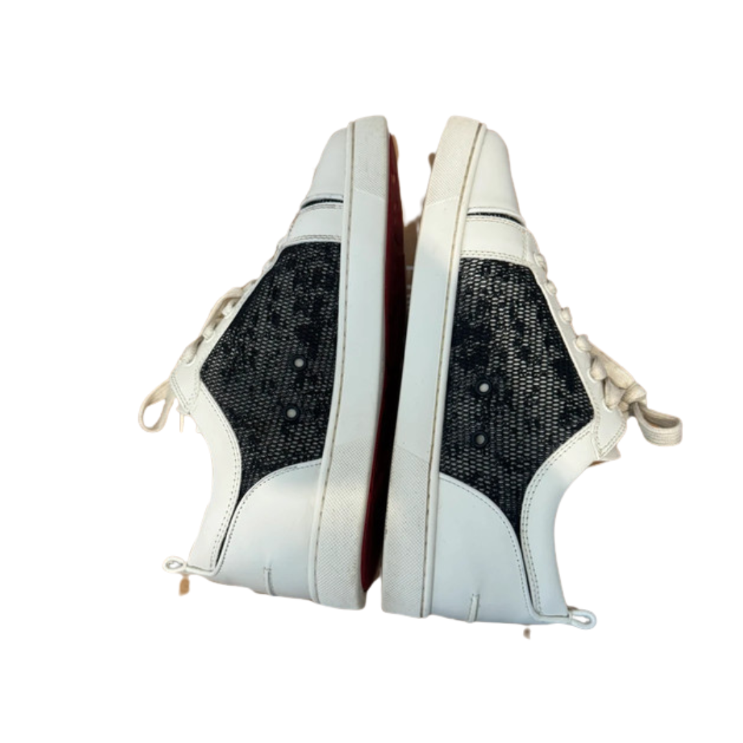 Christian Louboutin Louis Junior Sneakers (White Navy)