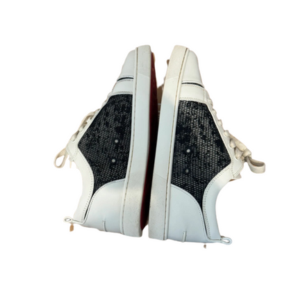 Christian Louboutin Louis Junior Sneakers (White Navy)