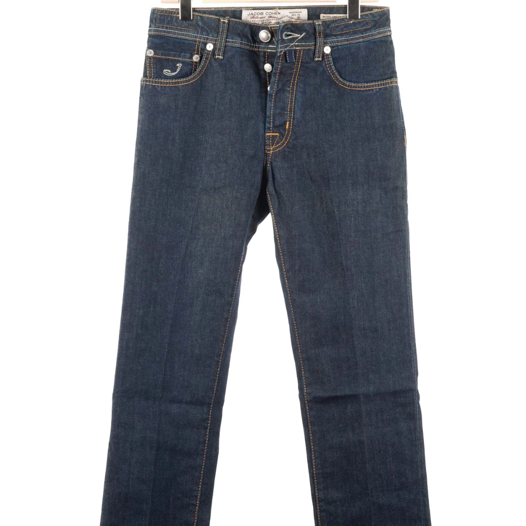 Jacob Cohën 688 Slim Fit Jeans (Navy) (New)