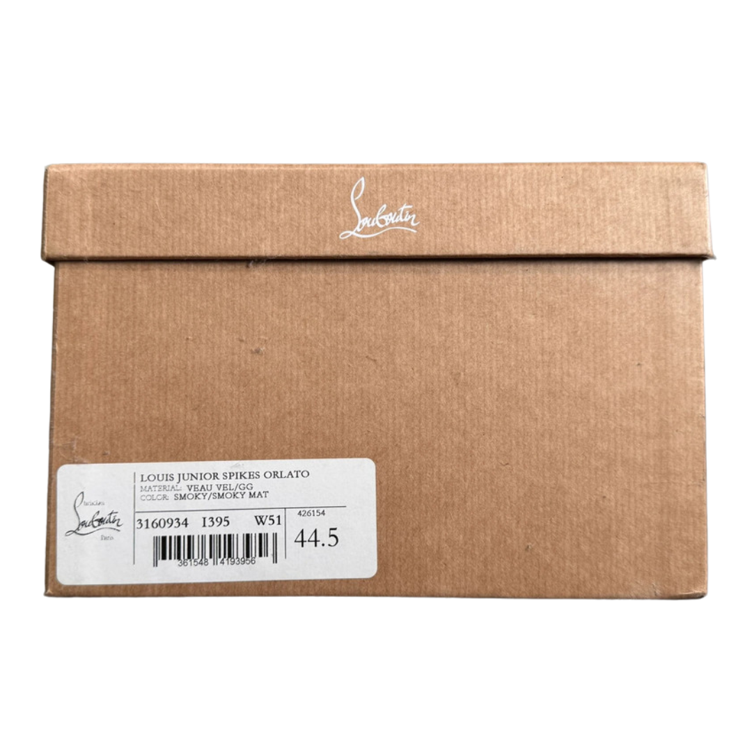 Christian Louboutin Louis Junior Spike Sneakers (Grey)