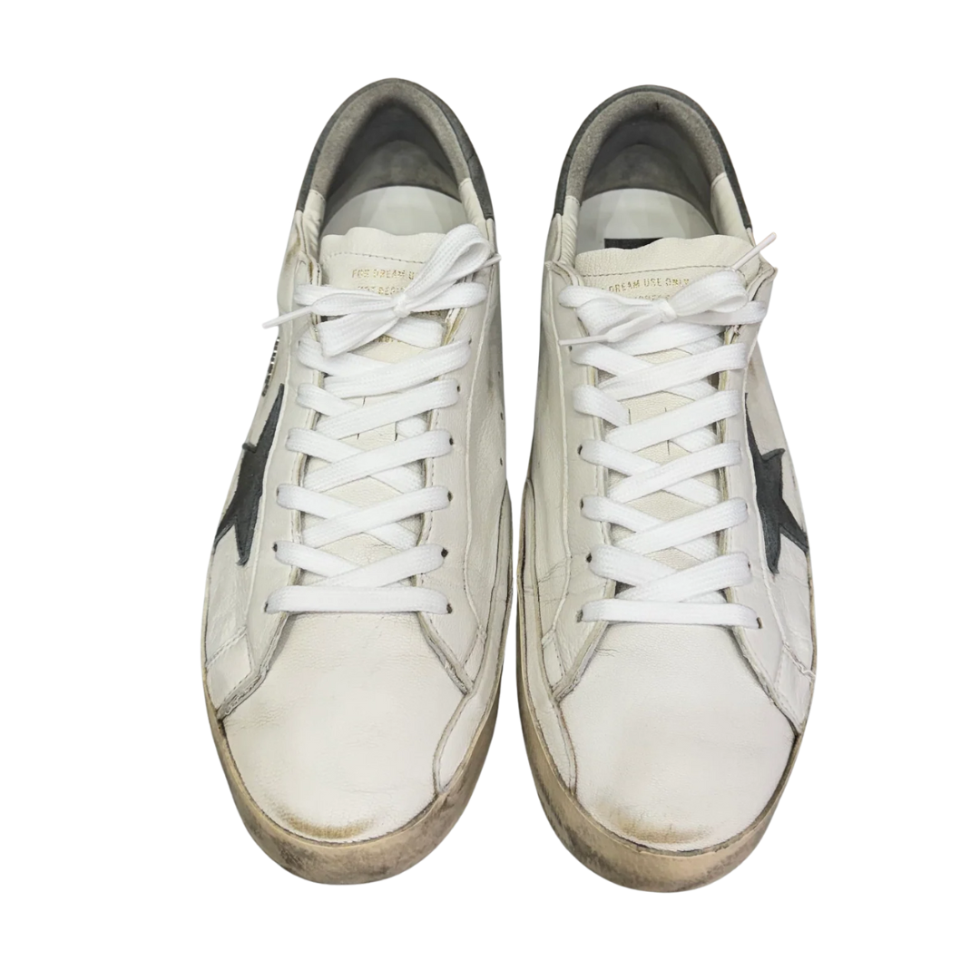 Golden Goose Superstar Sneakers (White Grey)