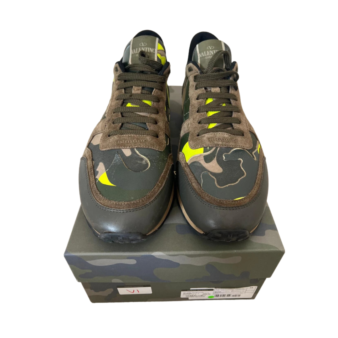 Valentino Garavani Rockrunner Sneakers (Khaki)