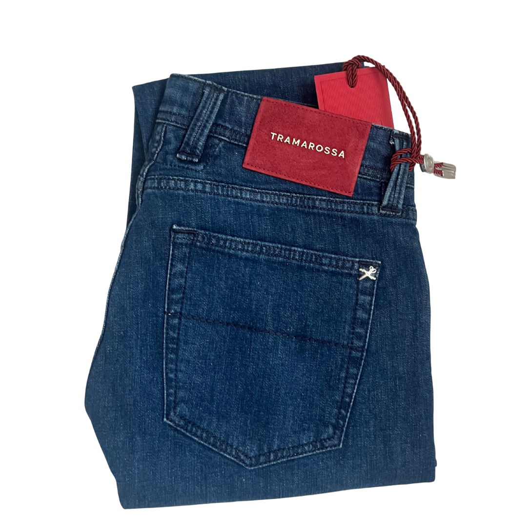 Tramarossa Leonardo Slim Fit Jeans (Navy) (New)