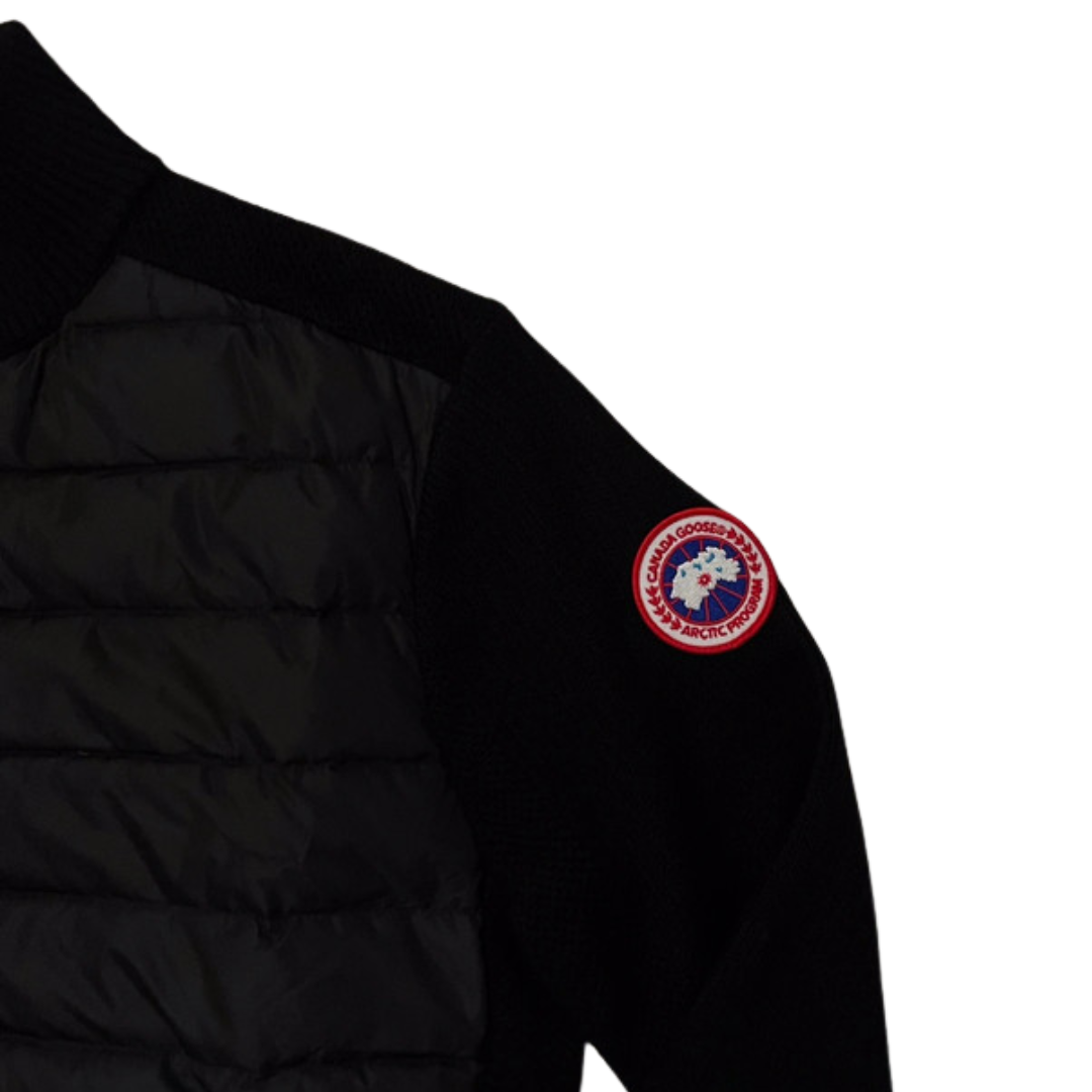 Canada Goose Hybrid Cardigan Jacket (Black)