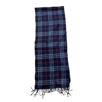 Burberry Scarf (Navy) (Vintage)