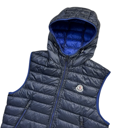 Moncler Morellet Gilet Down Vest (Navy)