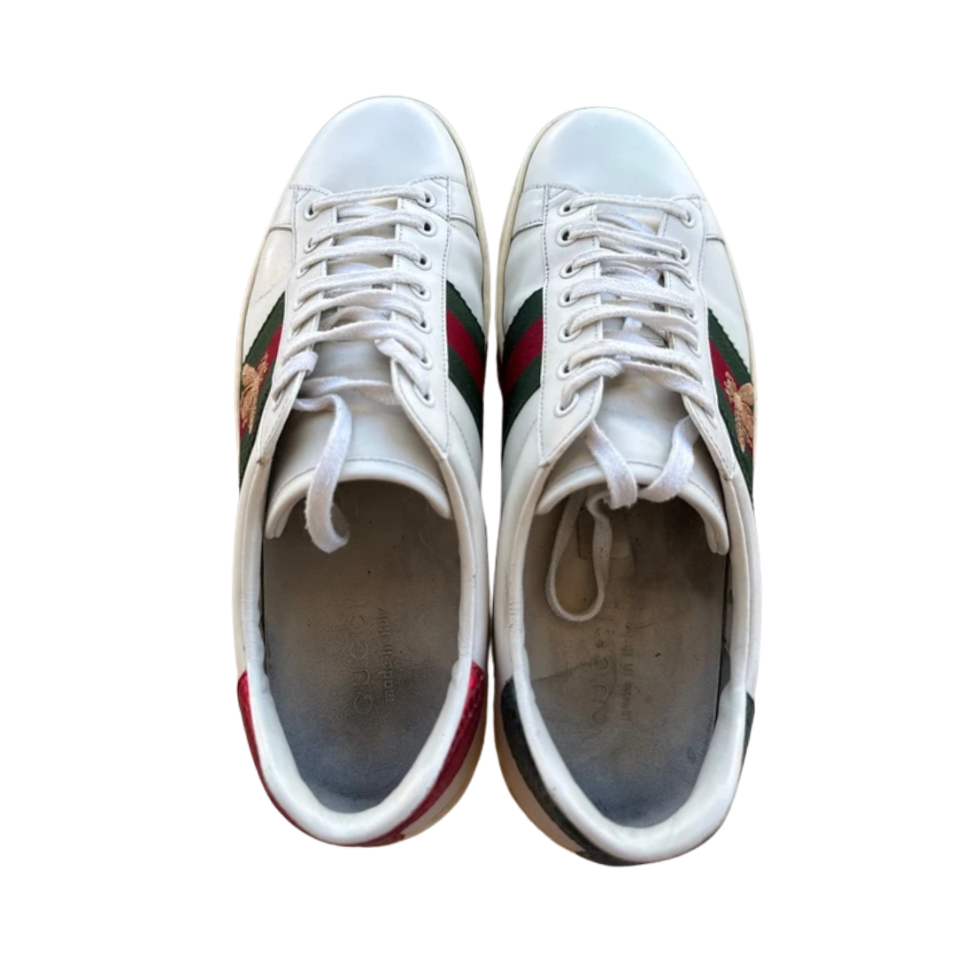 Gucci Ace Sneakers (White)