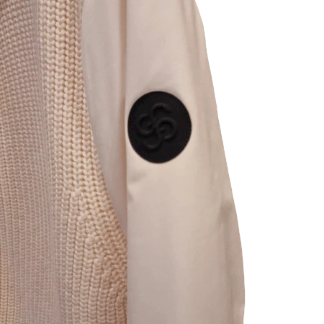 Gran Sasso Wool Nylon Cardigan Jacket (Beige) (New)