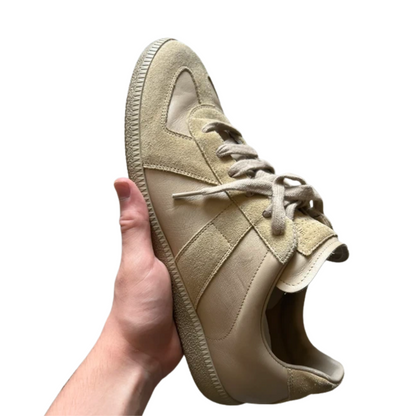 Maison Margiela Gat Sneakers (White &amp; Grey)