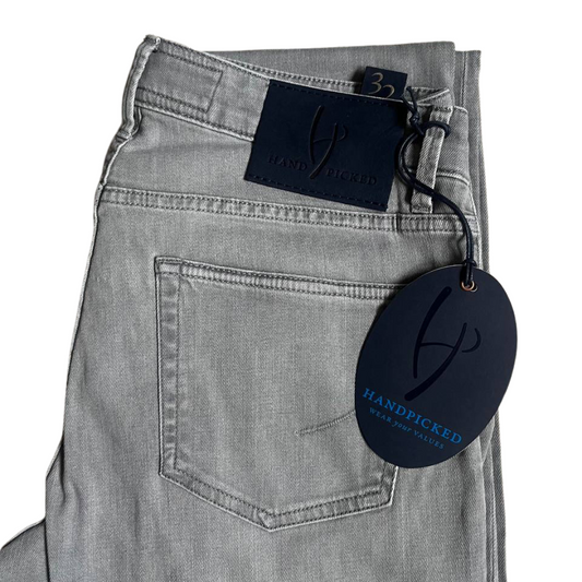 Handpicked Orvieto Slim Fit Jeans (Grey) (New)