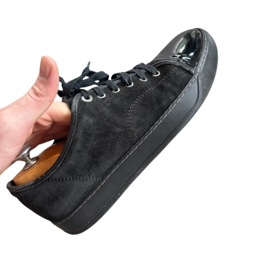 Lanvin Cap Toe Sneakers (Black)