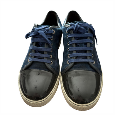 Lanvin Cap Toe Sneakers (Royal Blue)