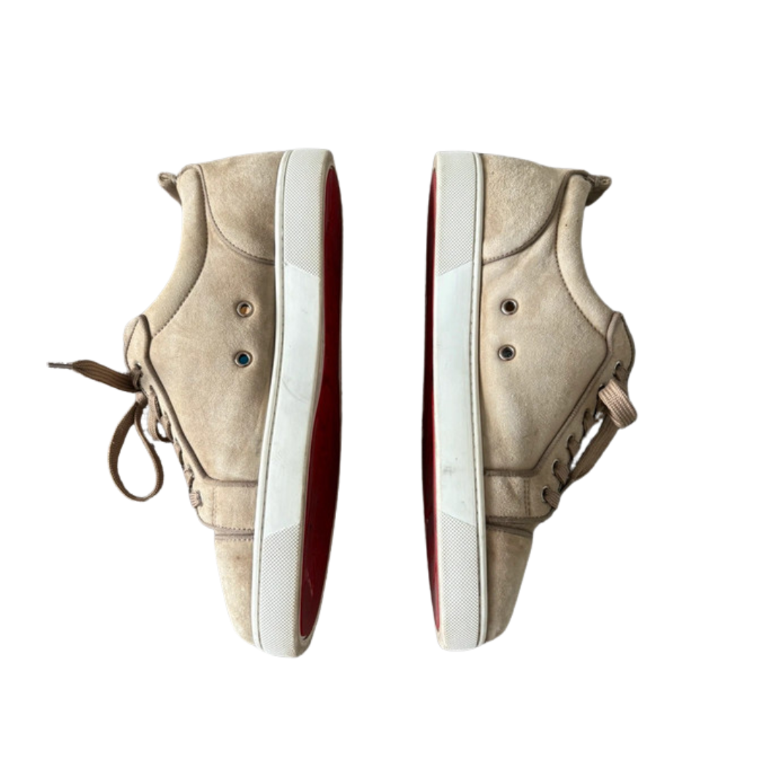 Christian Louboutin Louis Junior Sneakers (Beige)