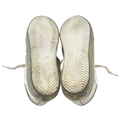 Golden Goose Superstar Sneakers (White Gold) Womens)