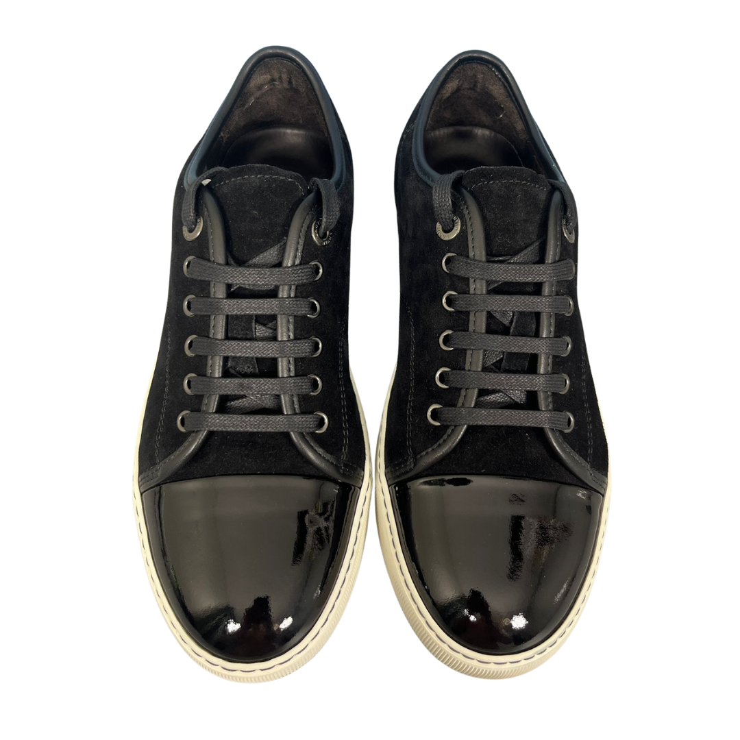 Lanvin Cap Toe Sneakers (Black) (New)