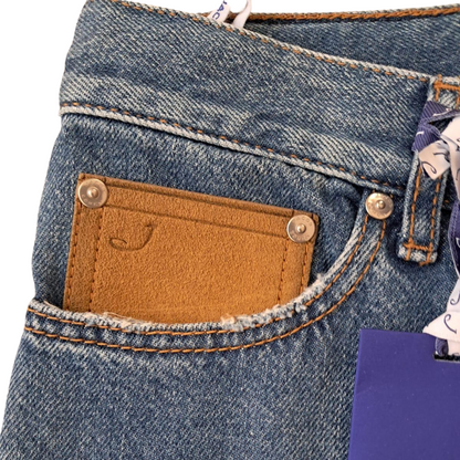 Jacob Cohën Sean Straight Fit Jeans (Blue) (New)