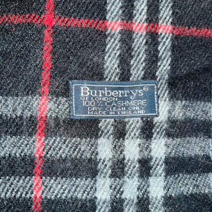 Burberry Scarf (Navy) (Vintage)
