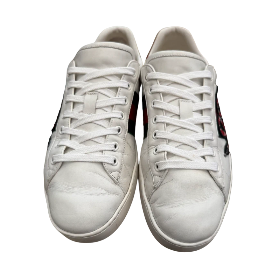 Gucci Ace Sneakers (White)