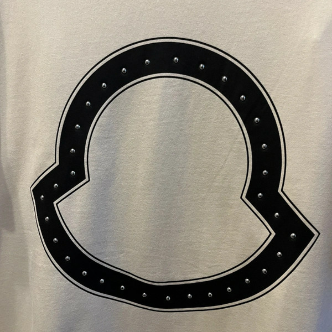 Moncler Macro Logo T-Shirt (White) (New)