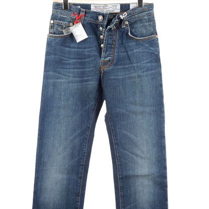 Jacob Cohën 610 Limited Edition Straight Fit Jeans (Navy) (New)