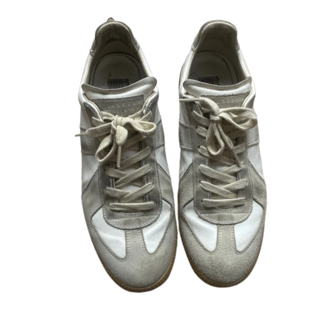 Maison Margiela Gat Sneakers (White &amp; Grey)