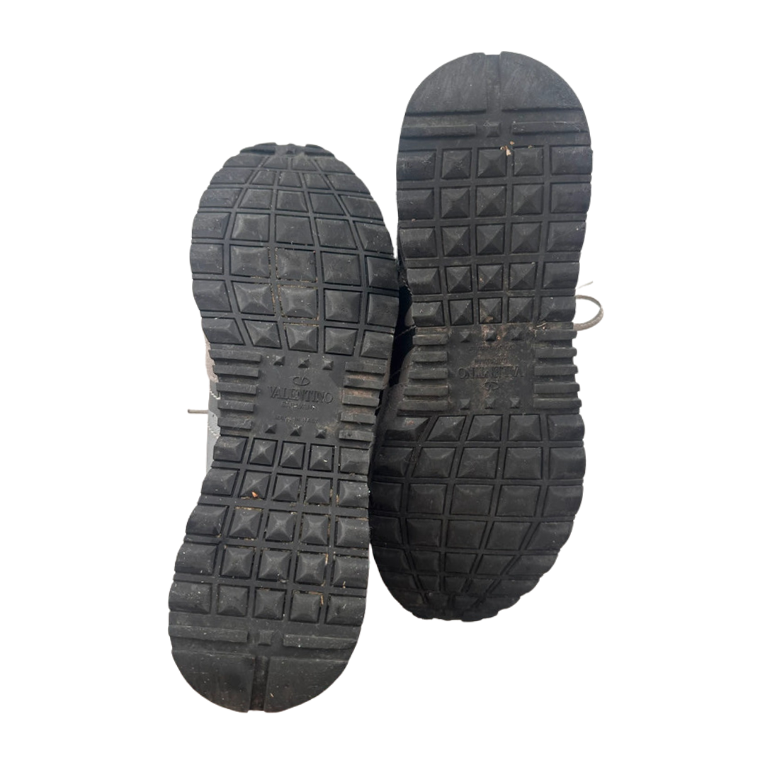 Valentino Garavani Rockrunner Sneakers (Dark Grey)