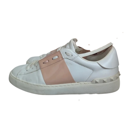 Valentino Garavani Open Sneakers (Patent Pink) (Womens)