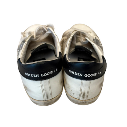 Golden Goose Superstar Sneakers (White Black) (Women's)