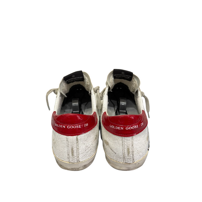 Golden Goose Superstar Sneakers (White Red)