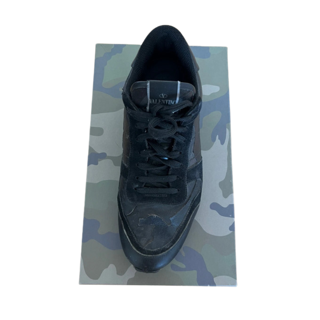 Valentino Garavani Rockrunner Sneakers (Black)