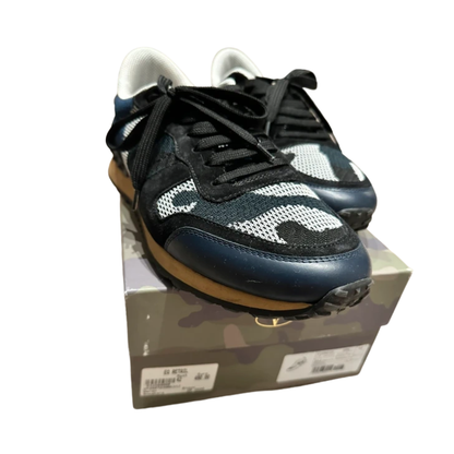 Valentino Garavani Rockrunner Sneakers (Navy)