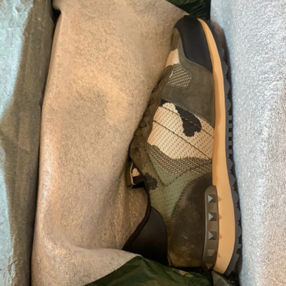 Valentino Garavani Rockrunner Sneakers (Dark Green)